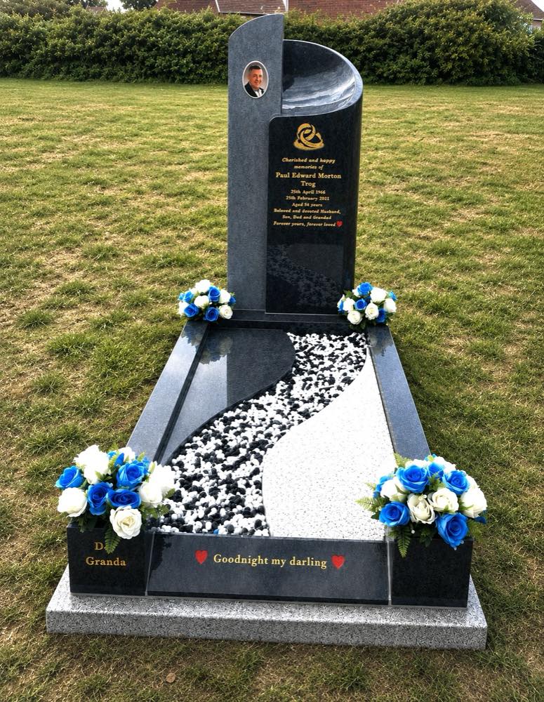Memorial kerb set by Eden Memorials — example 7